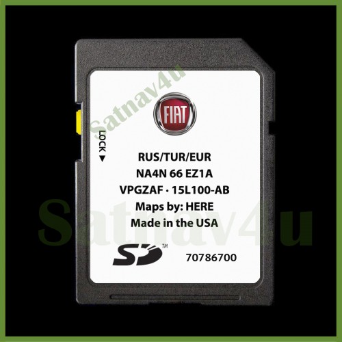 Sat Nav Sd Card Fiat 124 Spider Connect Navigation Sd Card