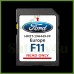 FORD F11 SYNC 2 Navigation SD Card MAP UK and Europe 2023