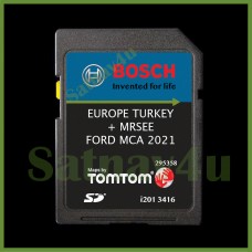Ford MCA 7" Navigation SD Card SAT NAV Latest MAP Europe & UK 2021 - 2022 for Ford, Focus, Mondeo, Kuga, S-MAX, Galaxy