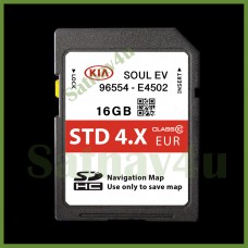 Kia GEN4 Navigation SD Card Latest Map Update UK and Europe 2023
