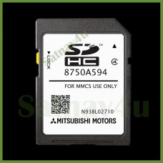 Mitsubishi MMCS Navigation SD Card W-15 W-17 Map EUROPE and UK 8750A594 2023