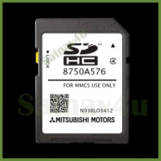 Mitsubishi MMCS Navigation SD Card for Outlander PHEV  W-18 Map EUROPE and UK 8750A576 2023