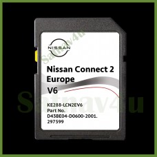 NISSAN Connect 2 V6 navigation SD CARD LATEST MAP Europe & UK 2021 - 2022