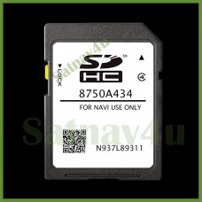 PEUGEOT 4008 MMCS P-11 8750A434 Navigation Map SD Card Europe and UK 2023