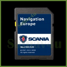Scania Truck Navigation SD Card Map EUROPE and UK 2023