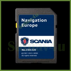 Scania Truck Navigation SD Card Map EUROPE and UK 2021 - 2022