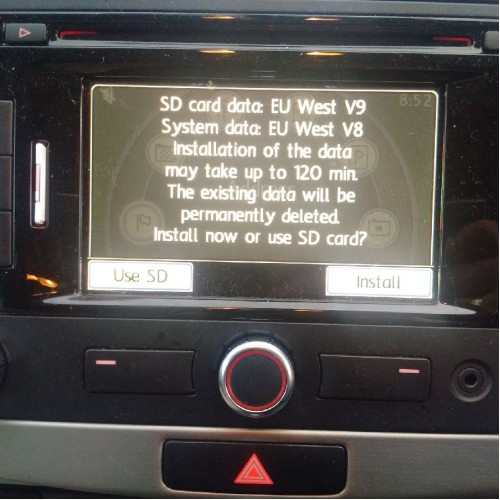 VW RNS-315 SD CARD V9
